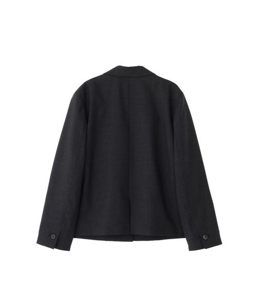 MARGARET HOWELL(マーガレットハウエル)の「MUTED WOOL CHECK(テーラードジャケット・レディース・チャコール・1)」の6枚目の写真