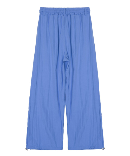 NICK&NICOLE(ニックアンドニコール)の「NYLON STRING WIDE PANTS_BLUE(スウェットパンツ・レディース・その他・FREE)」の2枚目の写真