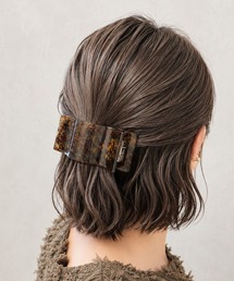 lit.Cy（リットシー）の「ワイド スクエア バンスクリップ（バレッタ/ヘアクリップ）」