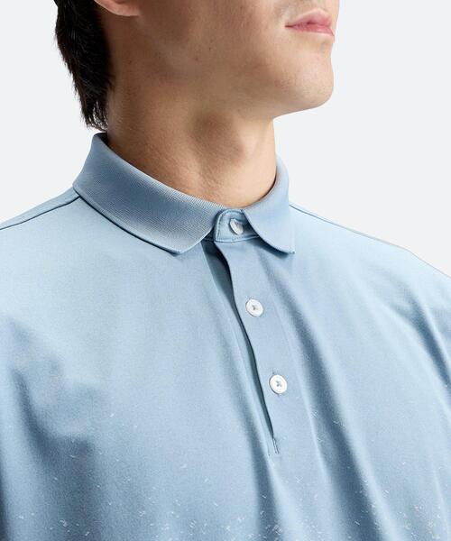 UNDER ARMOUR(アンダーアーマー)の「UAアーマードライ ジャカード ポロ(ゴルフ/メンズ)(ポロシャツ・メンズ・ブルー系・2XL/L/M/XL/S)」の4枚目の写真