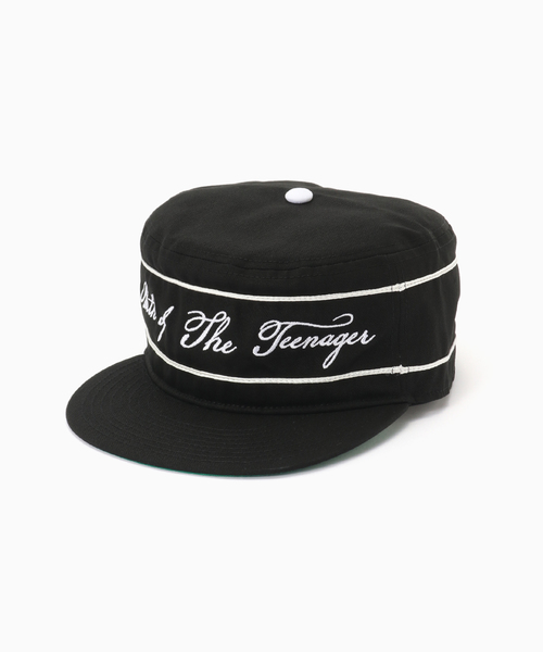 BOTT(ボット)の「BoTT / ボット Signature Pillbox Cap(キャップ・メンズ・ボルドー/ブラック・FREE)」の5枚目の写真
