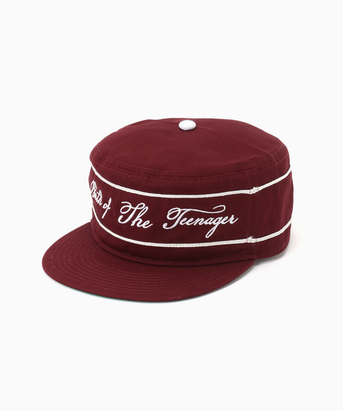 BOTT(ボット)の「BoTT / ボット Signature Pillbox Cap(キャップ・メンズ・ボルドー/ブラック・FREE)」の6枚目の写真