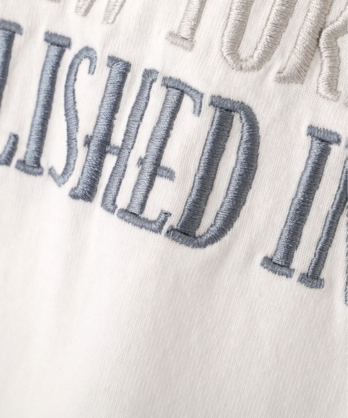AVIREX（アヴィレックス）の「FADE SIDE DRAWST T-SHIRT（Tシャツ/カットソー・レディース・ピンク/オフホワイト/チャコールグレー・F）」の22枚目の写真