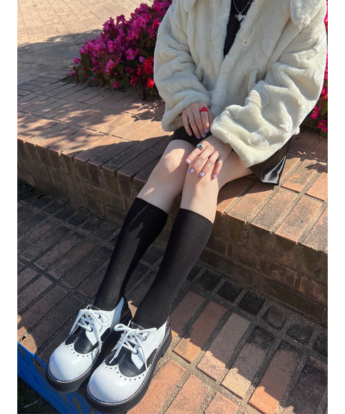 hippu（ヒプ）の「Heart Derby Shoes  Women [Black]（その他シューズ・レディース・その他・24.5cm/25cm/25.5cm/23cm/23.5cm/24cm/22.5cm/22cm）」の2枚目の写真