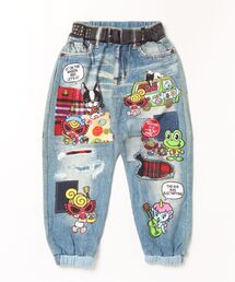 HYSTERIC MINI | BAND WAGON Like a denim Viscotex 裏毛パンツ(その他パンツ)