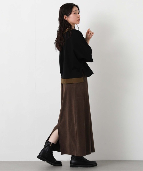 Gready Brilliant(グレディブリリアン)の「配色刺しゅうロゴドルマン(Tシャツ/カットソー・レディース・キャメル/ブラック・38)」の12枚目の写真