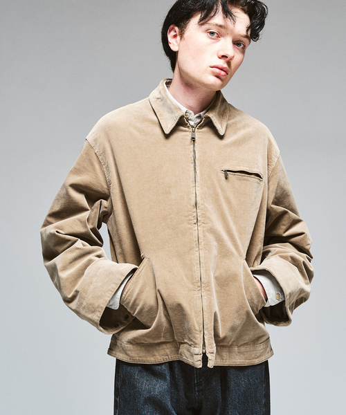 417 EDIFICE（フォーワンセブンエディフィス）の「コーデュロイ ワークジャケット（カバーオール・メンズ・ワインレッド/ベージュ系その他/チャコールグレー/ブラック・MEDIUM/LARGE）」の3枚目の写真