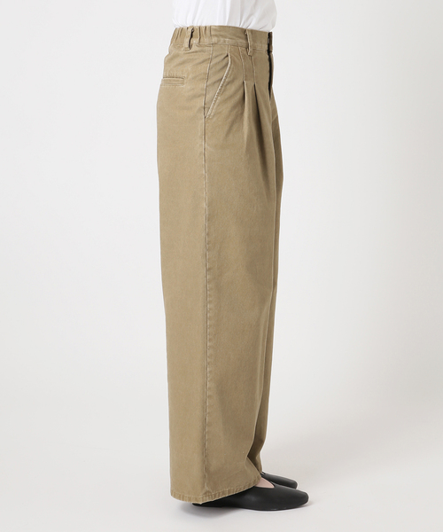 JOURNAL STANDARD relume(ジャーナルスタンダード レリューム)の「コットンバイオウォッシュ2タックパンツ(その他パンツ・レディース・ベージュ/ブラウン・38/36)」の19枚目の写真