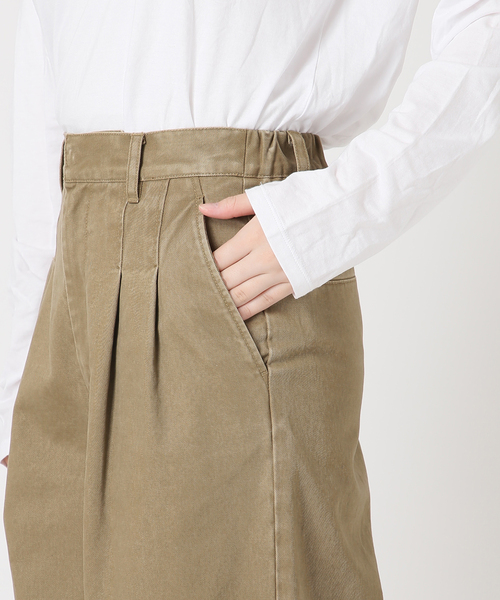 JOURNAL STANDARD relume(ジャーナルスタンダード レリューム)の「コットンバイオウォッシュ2タックパンツ(その他パンツ・レディース・ベージュ/ブラウン・38/36)」の22枚目の写真
