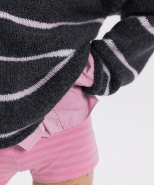 haag(ヘイグ)の「pin winter sweater (charcoal pink)(ニット/セーター・レディース・その他・FREE)」の6枚目の写真