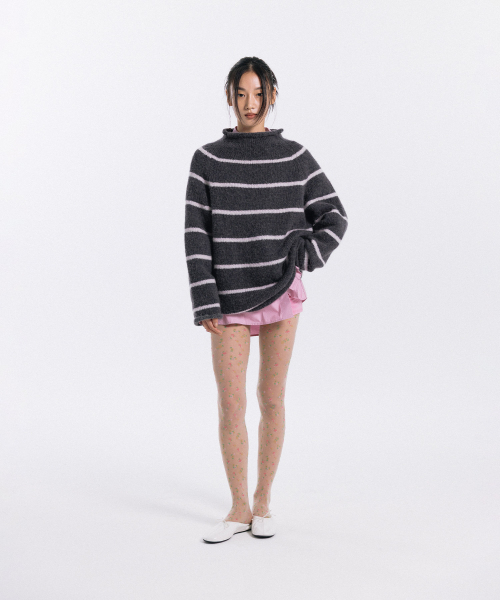haag(ヘイグ)の「pin winter sweater (charcoal pink)(ニット/セーター・レディース・その他・FREE)」の7枚目の写真