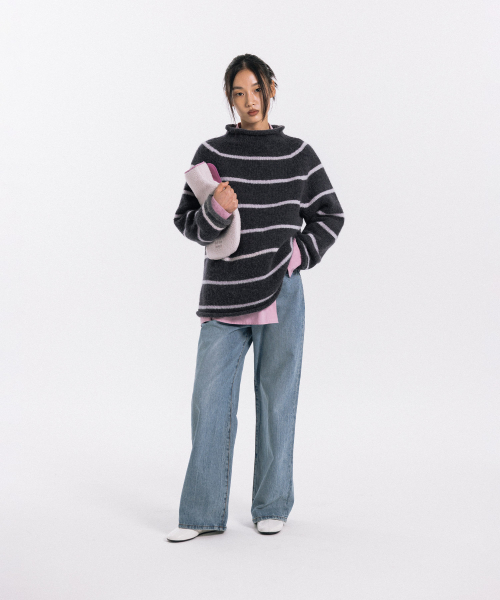 haag(ヘイグ)の「pin winter sweater (charcoal pink)(ニット/セーター・レディース・その他・FREE)」の12枚目の写真