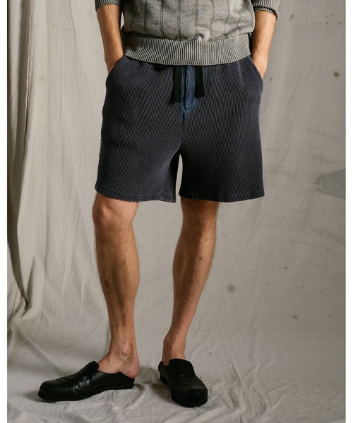 wjk(ダヴルジェイケイ)の「hard dry waffle shorts(その他パンツ・メンズ・ピンク/ネイビー/チャコール・X-LARGE/LARGE/MEDIUM/SMALL)」の2枚目の写真
