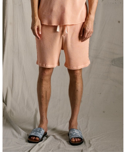 wjk(ダヴルジェイケイ)の「hard dry waffle shorts(その他パンツ・メンズ・ピンク/ネイビー/チャコール・X-LARGE/LARGE/MEDIUM/SMALL)」の3枚目の写真