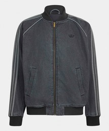 Chick（チック）の「adidas/アディダス SST DENIM TRACK TOP スリーストライプ トレフォイル トラックトップ デニムジャケット メンズ ストリート スポーティ 2026年秋冬 秋服（デニムジャケット）」