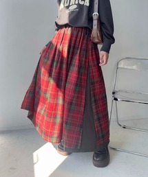 AS KNOW AS PLUS｜アズノゥアズプラスのスカート（チェック柄）通販