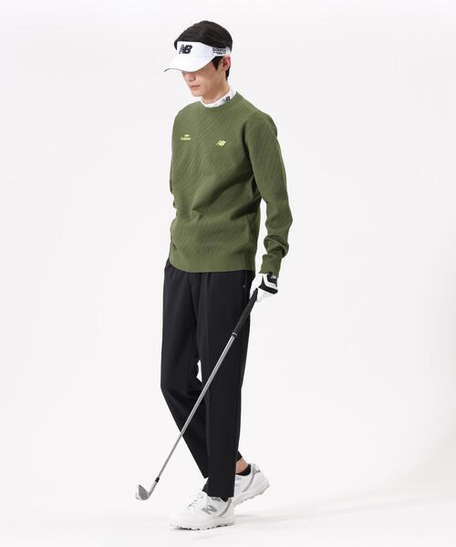 New Balance Golf(ニューバランスゴルフ)の「トーナルゼブラ柄 メッシュ ニット プルオーバー (MENS)(ニット/セーター・メンズ・ホワイト/ブラック/カーキ・LARGE/X-LARGE/MEDIUM/XX-LARGE)」の18枚目の写真