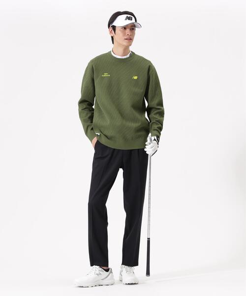 New Balance Golf(ニューバランスゴルフ)の「トーナルゼブラ柄 メッシュ ニット プルオーバー (MENS)(ニット/セーター・メンズ・ホワイト/ブラック/カーキ・LARGE/X-LARGE/MEDIUM/XX-LARGE)」の19枚目の写真