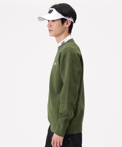 New Balance Golf(ニューバランスゴルフ)の「トーナルゼブラ柄 メッシュ ニット プルオーバー (MENS)(ニット/セーター・メンズ・ホワイト/ブラック/カーキ・LARGE/X-LARGE/MEDIUM/XX-LARGE)」の20枚目の写真