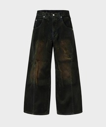 NOCTO ARCHIVE（ノクトアーカイブ）の「NOCTO ARCHIVE/ノクト アーカイブ Cutting Flocky Wide Denim（デニムパンツ）」