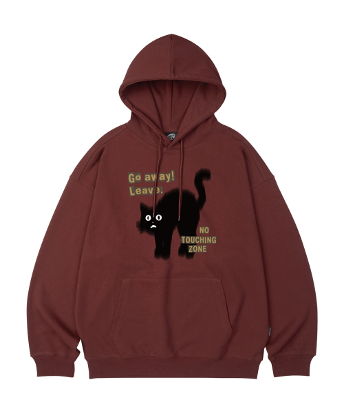 WILDROCK（ワイルドロック）の「Go Away Cat オーバーサイズ フードパーカー_10 COL（パーカー・レディース・ブラック/ベージュ/ネイビー/ブラウン/ピンク/ブルー/アイボリー/ダークグレー/バーガンディー/チャコール・SMALL/MEDIUM/LARGE）」の13枚目の写真