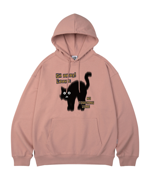 WILDROCK（ワイルドロック）の「Go Away Cat オーバーサイズ フードパーカー_10 COL（パーカー・レディース・ブラック/ベージュ/ネイビー/ブラウン/ピンク/ブルー/アイボリー/ダークグレー/バーガンディー/チャコール・SMALL/MEDIUM/LARGE）」の16枚目の写真