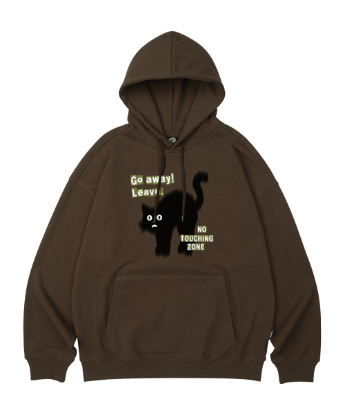 WILDROCK（ワイルドロック）の「Go Away Cat オーバーサイズ フードパーカー_10 COL（パーカー・レディース・ブラック/ベージュ/ネイビー/ブラウン/ピンク/ブルー/アイボリー/ダークグレー/バーガンディー/チャコール・SMALL/MEDIUM/LARGE）」の19枚目の写真