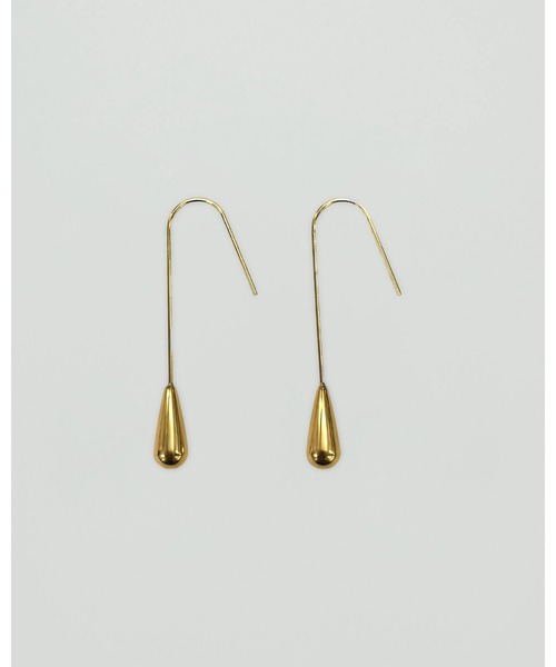 kiehtova(キエトヴァ)の「【kiehtova】DEW SHAPE LONG PIERCE/デュー シェイプ ロング ピアス(ピアス(両耳用)・レディース・ゴールド/シルバー・FREE)」の3枚目の写真