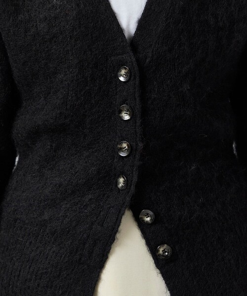 AKIRANAKA（アキラナカ）の「【AKIRANAKA/アキラナカ】Greer mohair knit cardigan/モヘアニットカーディガン（カーディガン/ボレロ・レディース・ブラック・1）」の8枚目の写真