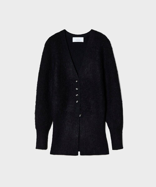 AKIRANAKA（アキラナカ）の「【AKIRANAKA/アキラナカ】Greer mohair knit cardigan/モヘアニットカーディガン（カーディガン/ボレロ・レディース・ブラック・1）」の10枚目の写真