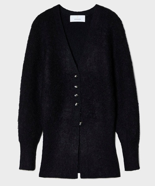 AKIRANAKA（アキラナカ）の「【AKIRANAKA/アキラナカ】Greer mohair knit cardigan/モヘアニットカーディガン（カーディガン/ボレロ・レディース・ブラック・1）」の11枚目の写真