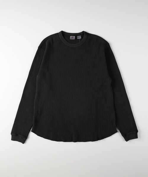 Levi's(リーバイス)の「Levi's リラックス サーマルロングスリーブTシャツ(Tシャツ/カットソー・メンズ・ブラック・03/04/05)」の3枚目の写真