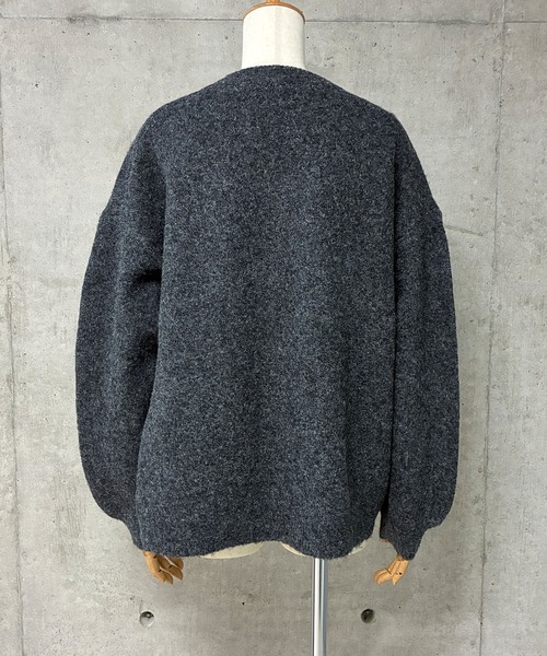 GLAMOROUS JANE(グラマラスジェーン)の「ミックスニットクルーネックプルオーバー(ニット/セーター・レディース・杢グレー/ピンク/オフホワイト/チャコールグレー・FREE)」の18枚目の写真