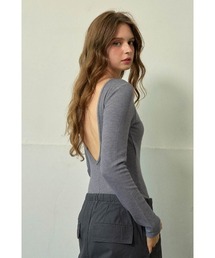 ALEXIA STAM｜アリシアスタンのTシャツ/カットソー（グレー/灰色系