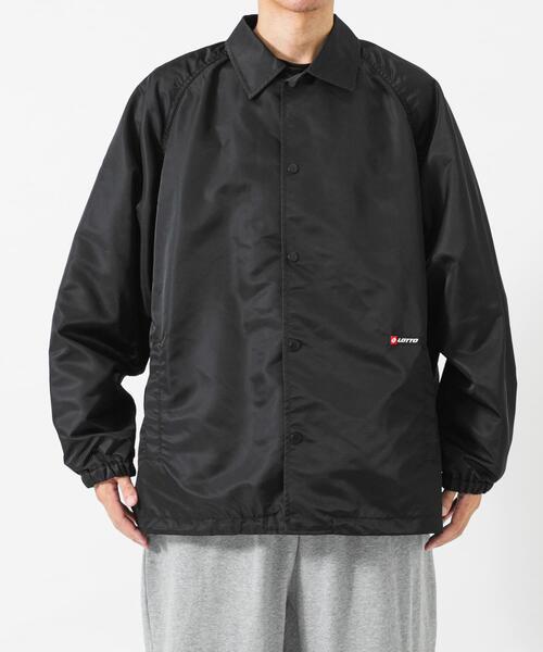 LOTTO（ロット）の「LOTTO　NYLON TWILL COACH JACKET（ナイロンジャケット・メンズ・ブルー/ブラック・XX-LARGE/X-LARGE/LARGE/MEDIUM）」の3枚目の写真