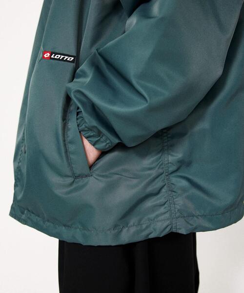 LOTTO（ロット）の「LOTTO　NYLON TWILL COACH JACKET（ナイロンジャケット・メンズ・ブルー/ブラック・XX-LARGE/X-LARGE/LARGE/MEDIUM）」の15枚目の写真