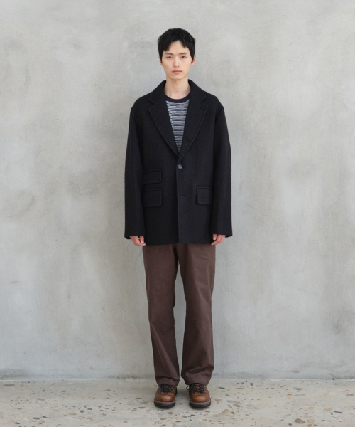 HORLISUN(ホーリーサン)の「オースティン ヘビーウール シングルコート ブラック(ダッフルコート・メンズ・その他・SMALL/MEDIUM/LARGE)」の6枚目の写真