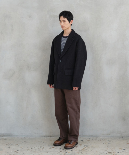 HORLISUN(ホーリーサン)の「オースティン ヘビーウール シングルコート ブラック(ダッフルコート・メンズ・その他・SMALL/MEDIUM/LARGE)」の7枚目の写真