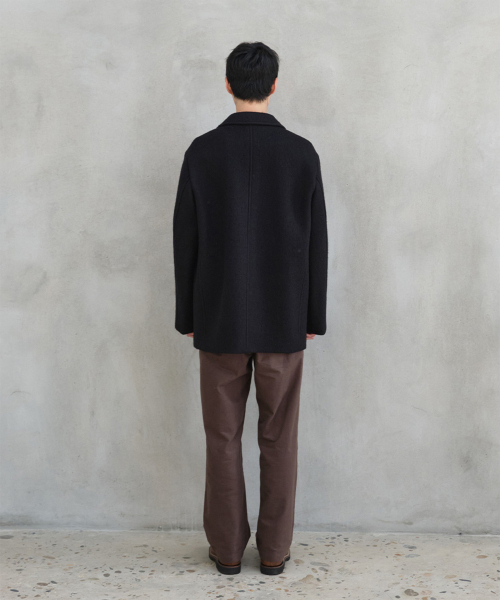 HORLISUN(ホーリーサン)の「オースティン ヘビーウール シングルコート ブラック(ダッフルコート・メンズ・その他・SMALL/MEDIUM/LARGE)」の8枚目の写真