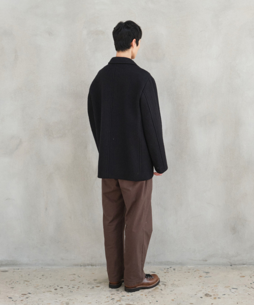 HORLISUN(ホーリーサン)の「オースティン ヘビーウール シングルコート ブラック(ダッフルコート・メンズ・その他・SMALL/MEDIUM/LARGE)」の9枚目の写真