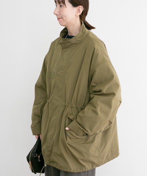 ITEMS URBANRESEARCH(アイテムズ アーバンリサーチ)の「キルトライナーモッズコート(モッズコート・レディース・カーキ/ブラック・FREE)」の14枚目の写真