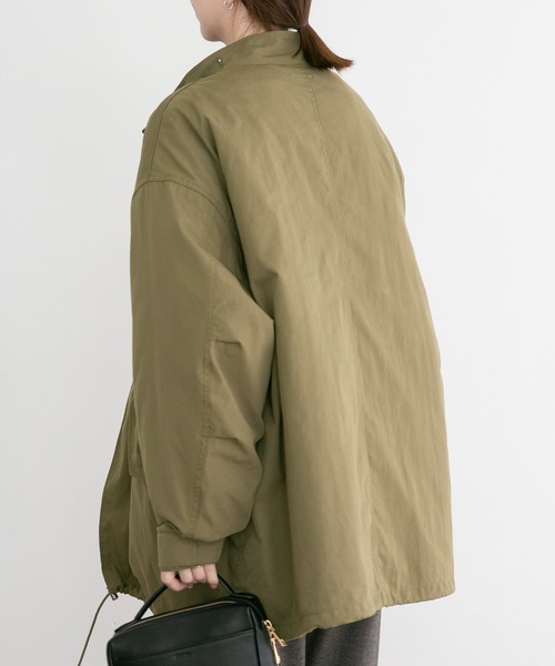 ITEMS URBANRESEARCH(アイテムズ アーバンリサーチ)の「キルトライナーモッズコート(モッズコート・レディース・カーキ/ブラック・FREE)」の13枚目の写真