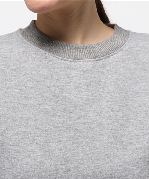 LBC（エルビーシー）の「ミニ裏毛ベストxシャツチュニック（シャツ/ブラウス・レディース・ネイビー/アッシュグレー・LARGE/MEDIUM）」の7枚目の写真