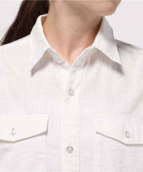 SLY(スライ)の「SOFT MILITARY SH(シャツ/ブラウス・レディース・ベージュ/カーキ/ホワイト・FREE)」の7枚目の写真