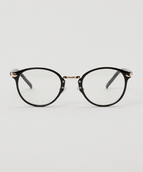 WEGO（ウィゴー）の「WEGO/コンビボストンタイプメガネ（メガネ・メンズ・ホワイト系その他/ブラウン系その他/ブラック・FREE）」の9枚目の写真