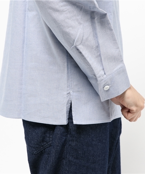 BEN DAVIS MARKET STREET（ベンデイビスマーケットストリート）の「BEN DAVIS MARKET STREET HALF ZIP SHIRTS -made in japan-（シャツ/ブラウス・メンズ・ブルー/ホワイト・3/1/2/4）」の10枚目の写真