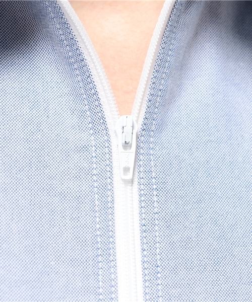 BEN DAVIS MARKET STREET（ベンデイビスマーケットストリート）の「BEN DAVIS MARKET STREET HALF ZIP SHIRTS -made in japan-（シャツ/ブラウス・メンズ・ブルー/ホワイト・3/1/2/4）」の11枚目の写真