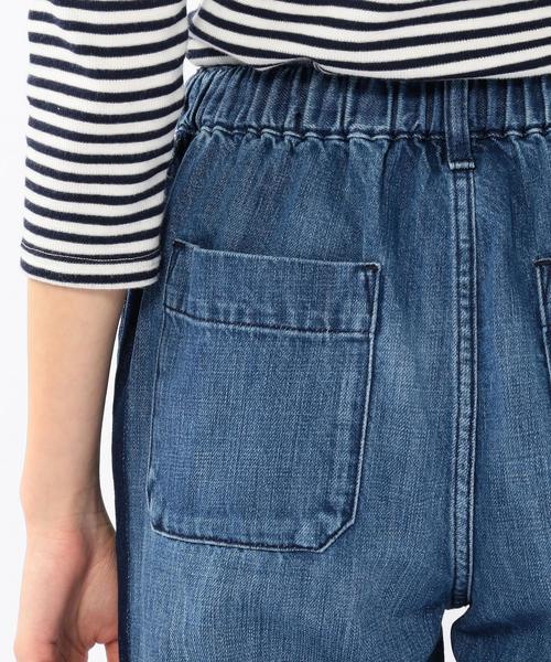 coen(コーエン)の「USAコットンフレイドヘムイージーデニムパンツ(デニムパンツ・レディース・コバルトブルー・LARGE/MEDIUM)」の7枚目の写真