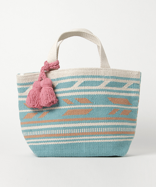 Lilas Campbell（リラキャンベル）の「【Lilas Campbell】リラキャンベル トートバッグ Xel-Ha（トートバッグ・レディース・ブラック/ライトブルー/ホワイト・ONE SIZE）」の3枚目の写真