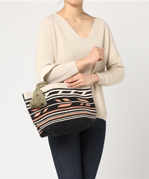 Lilas Campbell（リラキャンベル）の「【Lilas Campbell】リラキャンベル トートバッグ Xel-Ha（トートバッグ・レディース・ブラック/ライトブルー/ホワイト・ONE SIZE）」の8枚目の写真